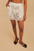 Farm Rio - White Seashell Eyelet Short - White - 女装 - 短裤 - 白色 商品缩略图0