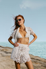 Farm Rio - White Seashell Eyelet Short - White - 女装 - 短裤 - 白色 商品缩略图4