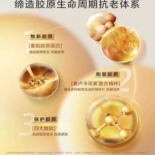 【马年开门红限时活动】（一般贸易）欧莱雅小蜜罐紧致抗皱花蜜胶原乳霜保湿面膜1盒/5片 商品图3