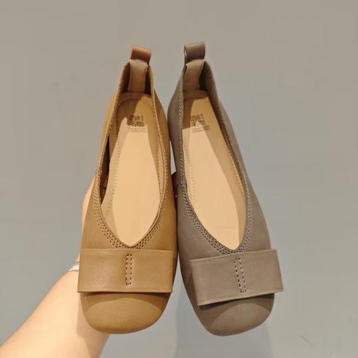 【秋季新款】西村名物2025年秋季新款舒适平底软底防滑小圆头浅口单鞋X25CE30561 商品图1