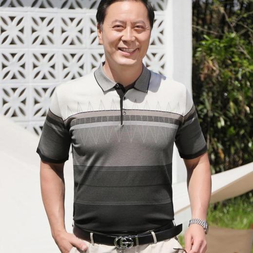 沃克斯.保罗 冰凉舒适透气POLO衫系列  18针冰爽棉，有型舒适兼备，版型设计考究，可休闲可正式 商品图3