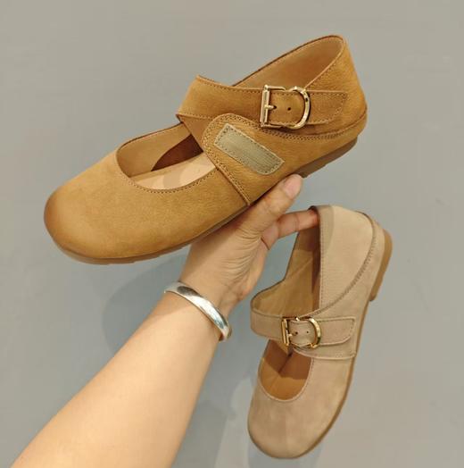 【秋季新款】2025年秋季新款舒适透气低跟防滑舒软浅口单鞋玛丽珍单鞋X25CE30731 商品图3