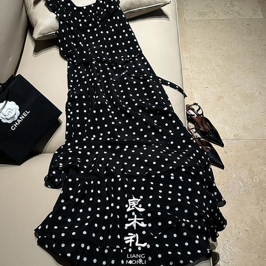 【不退不换】良木礼波点连衣裙（0442981） 商品图4