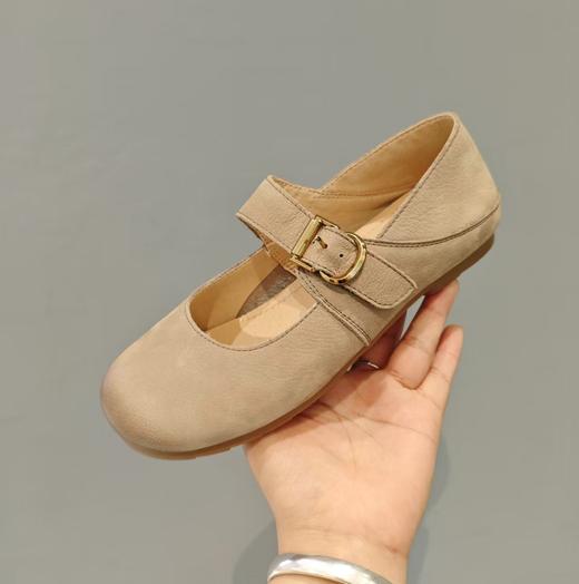 【秋季新款】2025年秋季新款舒适透气低跟防滑舒软浅口单鞋玛丽珍单鞋X25CE30731 商品图2