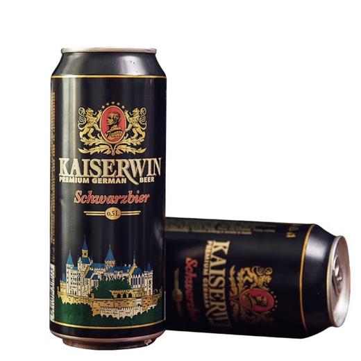 【BF】德国进口凯撒啤酒Kaiserdom小麦黑啤酒500ml*6/12/24听 商品图3