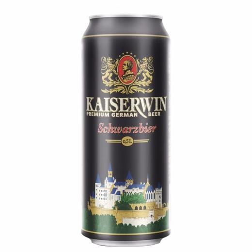 【BF】德国进口凯撒啤酒Kaiserdom小麦黑啤酒500ml*6/12/24听 商品图1