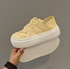 【秋季新款】西村名物2025年秋季新款舒适透气厚底防滑舒软小白鞋板鞋X25CM30641 商品缩略图4
