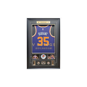 收藏系列 杜兰特 太阳队35号紫色 亲笔签名球衣