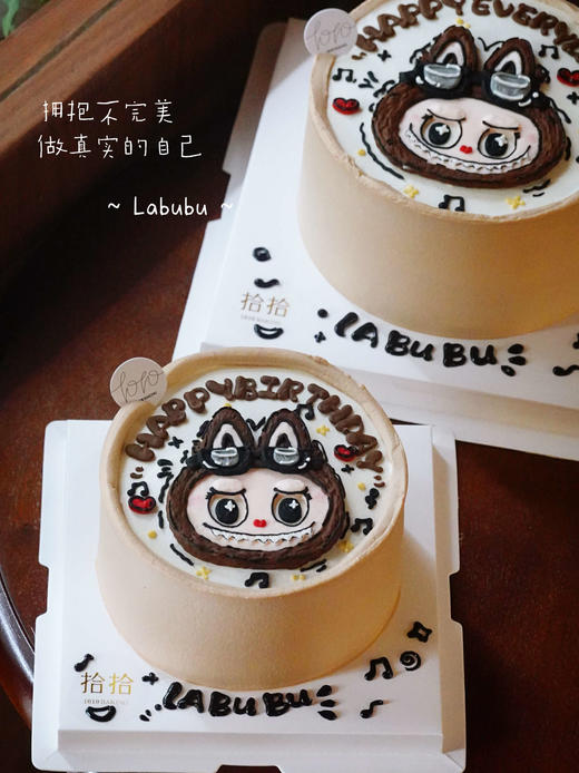 「Labubu~拉布布」手绘蛋糕·100%动物奶油（附图6寸·提前3天预订） 商品图1