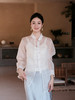 盛唐婧 |手工扎染真丝绡上衣-白色 商品缩略图2