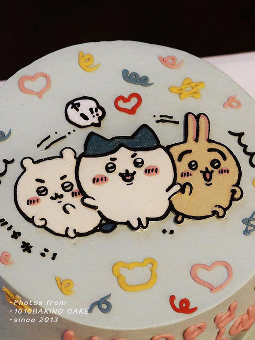 「吉伊卡哇Chiikawa」手绘蛋糕·100%动物奶油（附图6寸·提前3天预订） 商品图3