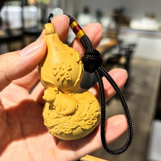 生肖葫芦°黄杨挂件 商品图0