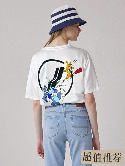 中秋大力度清仓~（不支持退）双面印花汤姆卡通印花短袖T恤M1-1-喜出 商品图3