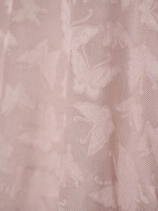 盛唐婧| 新中式桑蚕丝四经绞罗蝶影百搭上衣-粉色 商品图5