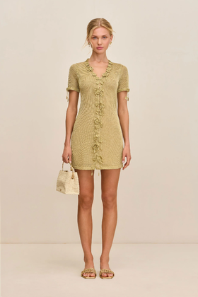 Cult Gaia - Zenya Dress - Gold - 女装 - 连身裙 - 金色