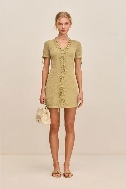 Cult Gaia - Zenya Dress - Gold - 女装 - 连身裙 - 金色 商品图0