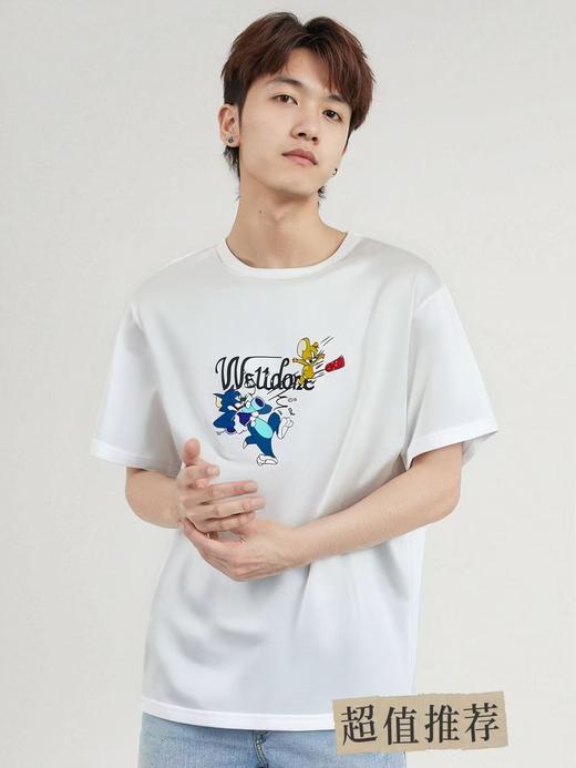 中秋大力度清仓~（不支持退）双面印花汤姆卡通印花短袖T恤M1-1-喜出 商品图6