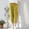 现货 臣禾	【纳凉萝卜裤】  百搭休闲松紧腰七分棉麻哈伦裤	JZ252060575 商品缩略图6