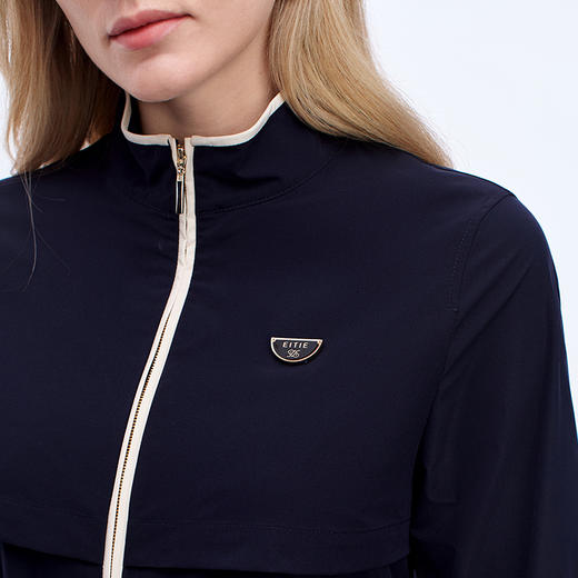 EITIE爱特爱气质立领A版显瘦通勤百搭时尚长袖连衣裙秋季新款8307004 商品图5