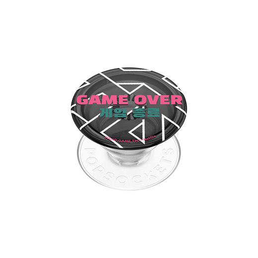 【游戏开始】游戏结束 PopSockets x Netflix合作系列 POPGRIP泡泡骚手机粘贴式气囊支架 Graphic平面系列 黑色 商品图0