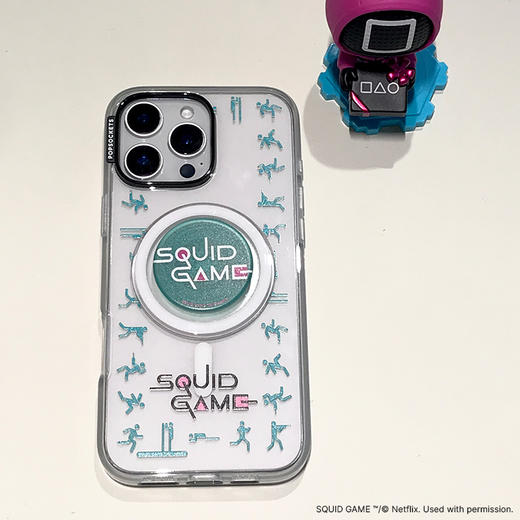 【游戏开始】游戏开始·绿 PopSockets x Netflix合作系列 POPGRIP泡泡骚手机粘贴式气囊支架 Graphic平面系列 绿色 商品图1