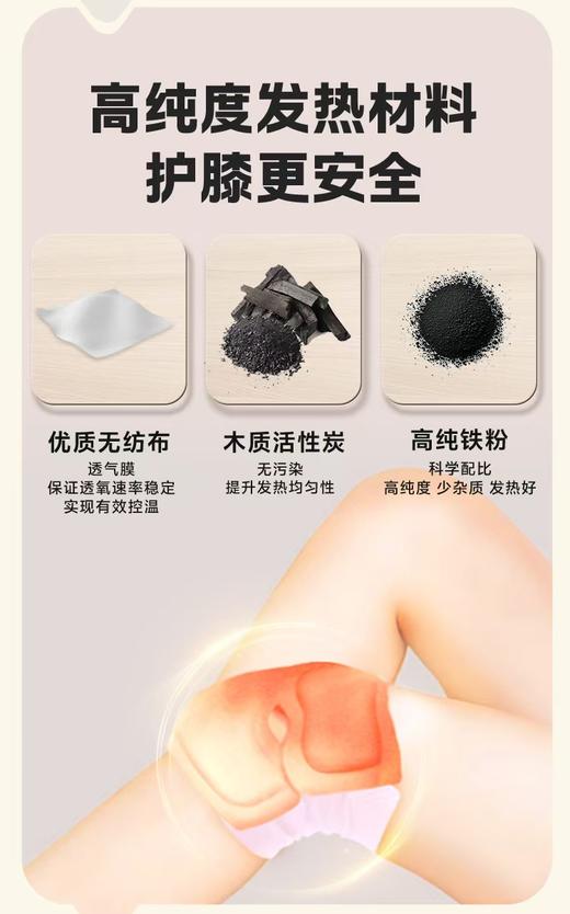 云南白药泰邦 草本热敷暖膝贴 219mm*145mm A型 1片/袋*6袋/盒 共发2盒 厂家直发 商品图6