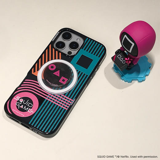 【游戏开始】神秘符号 PopSockets x Netflix合作系列 POPCASE手机壳 MagSafe Popcase磁吸款 撞色 iPhone16/15/14 商品图1