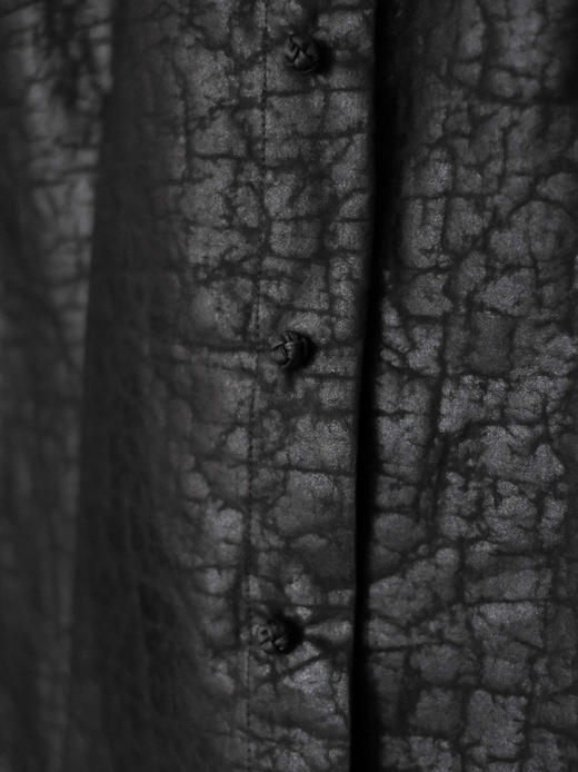 盛唐婧| 香云纱黑色龟裂纹百搭两面穿马甲 商品图6