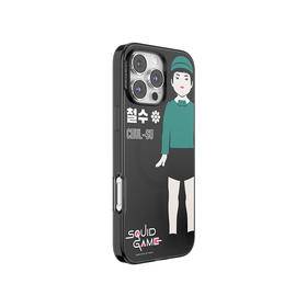 【游戏开始】一起玩吧·哲秀 PopSockets x Netflix合作系列 POPCASE手机壳 MagSafe Popcase磁吸款 黑色 iPhone16/15/14