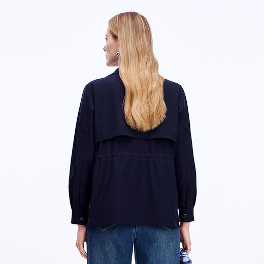 EITIE爱特爱简约休闲显瘦外套秋季新款8303001 商品图4