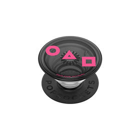 【游戏开始】神秘符号 PopSockets x Netflix合作系列 POPGRIP泡泡骚手机粘贴式气囊支架 Graphic平面系列 黑色