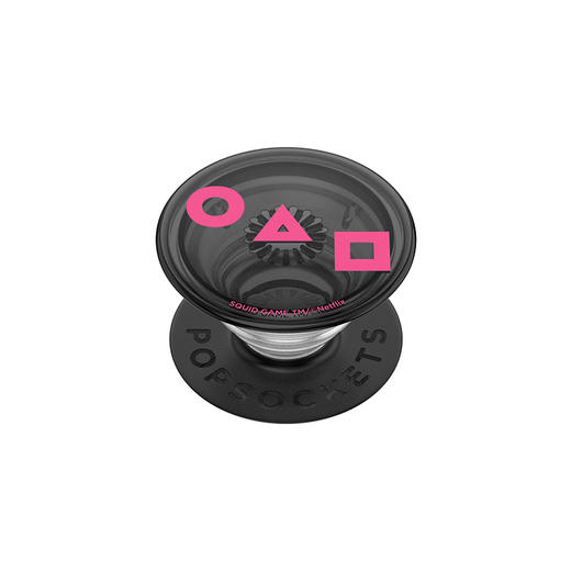 【游戏开始】神秘符号 PopSockets x Netflix合作系列 POPGRIP泡泡骚手机粘贴式气囊支架 Graphic平面系列 黑色 商品图0