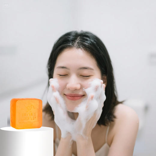 华兴牌蜂蜜香皂三块 100g*3块 独立包装 商品图1