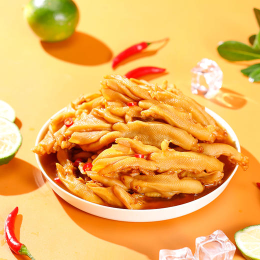 95gQ弹去骨鸭掌泰式酸甜辣风味真空独立包装卤味零食小吃 商品图1