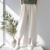 现货 臣禾	【纳凉萝卜裤】  百搭休闲松紧腰七分棉麻哈伦裤	JZ252060575 商品缩略图3