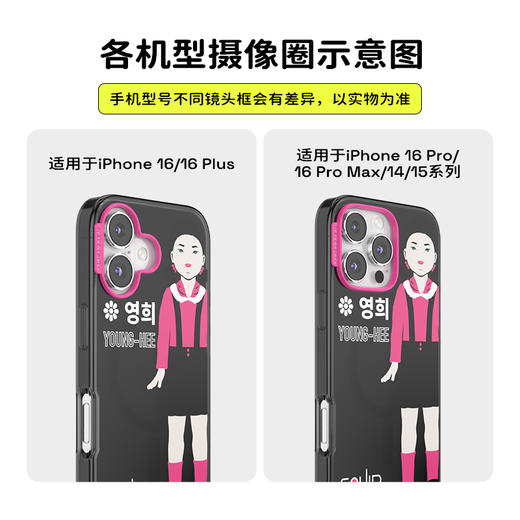 【游戏开始】一起玩吧·英熙 PopSockets x Netflix合作系列 POPCASE手机壳 MagSafe Popcase磁吸款 黑色 iPhone16/15/14 商品图3