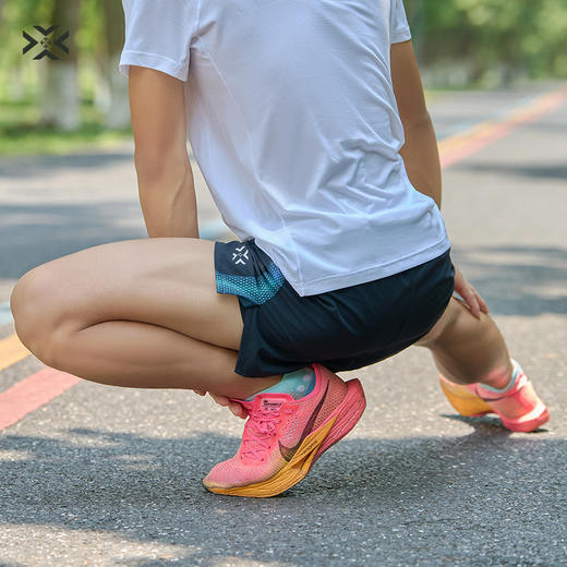 有为者男女款AIR四分训练跑步短裤运动透气反光内衬速干裤多口袋HM-DK002 商品图5