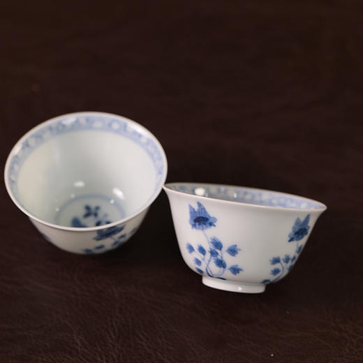 【忘言】 青花花卉小品杯 曰何文人器 商品图1