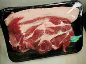 黑猪梅花肉约350g