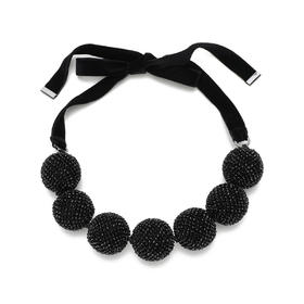 8055180543023 EMPORIO ARMANI 【轻奢高级】女式欧美夸张大颗珠子亮眼系带短项链锁骨链项链