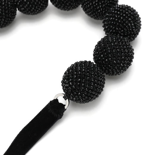 8055180543023 EMPORIO ARMANI 【轻奢高级】女式欧美夸张大颗珠子亮眼系带短项链锁骨链项链 商品图2