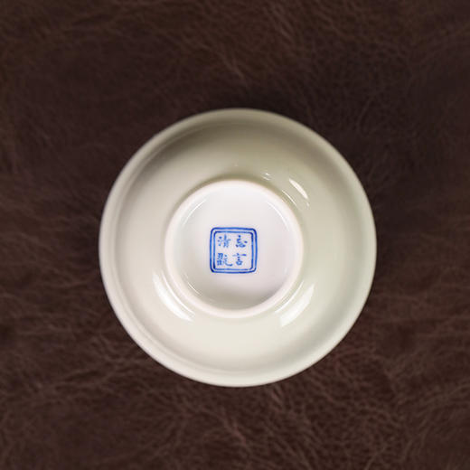 【忘言】豆青釉mini盖碗 曰何文人器 商品图4