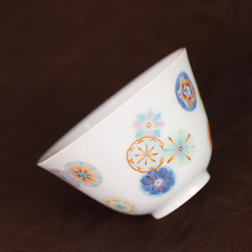 【忘言】斗彩皮球花主人杯  曰何文人器 商品图1