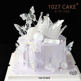 1027CAKE |  紫色系  水晶皇冠蛋糕