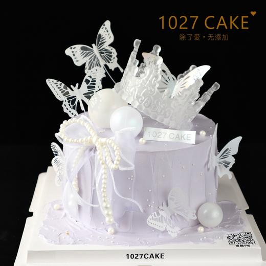 1027CAKE |  紫色系  水晶皇冠蛋糕 商品图0
