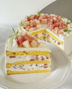 蜜桃乌龙切块(中午12点出货）