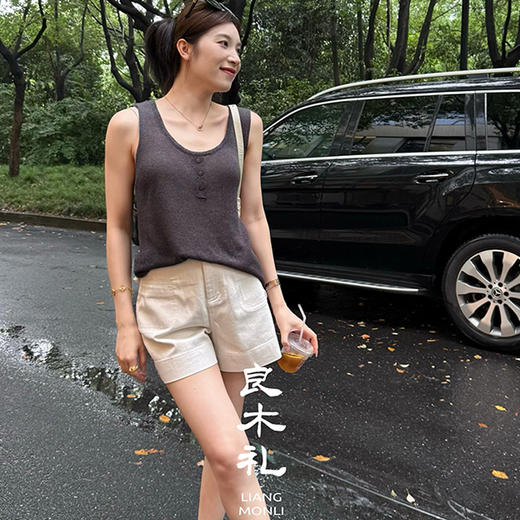 【不退不换】良木礼莱塞尔短裤（8957） 商品图4