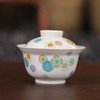 【忘言】斗彩皮球花折沿茶碗 盖碗 曰何文人器 商品缩略图0