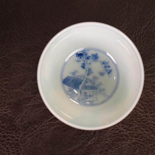 【忘言】素三彩赏心乐事杯 曰何文人器 商品图6