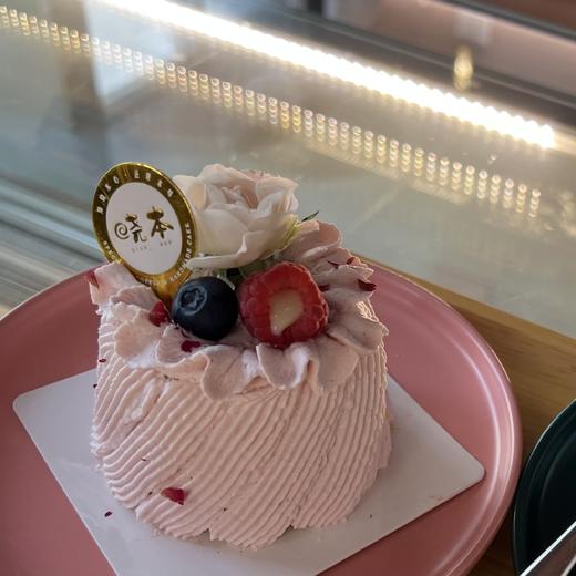 半糖｜树莓短蛋糕（2吋）-柜台现货 商品图1